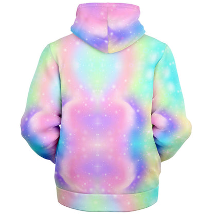 Rainbow Fizzles  MIcroFleece Zip Up Youth Coat (Husky Fit) 