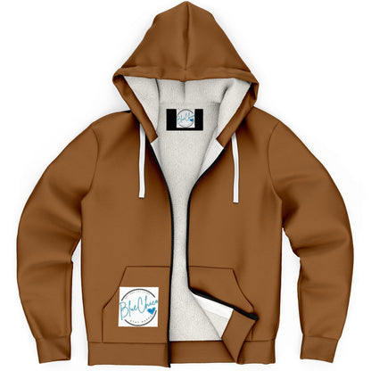 Soft Brown Microfleece Coat 