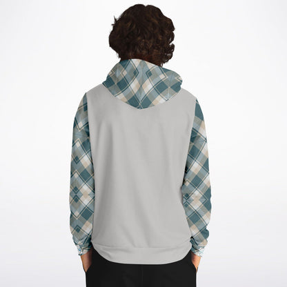 Gray Check Flanner XTRA WARM Athletic Hoodie