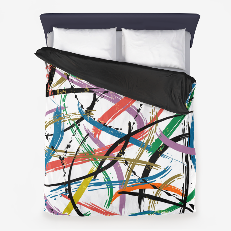 Abstracto Microfiber Duvet Cover