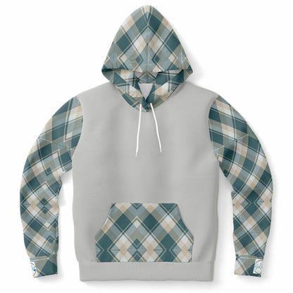 Gray Check Flanner XTRA WARM Athletic Hoodie