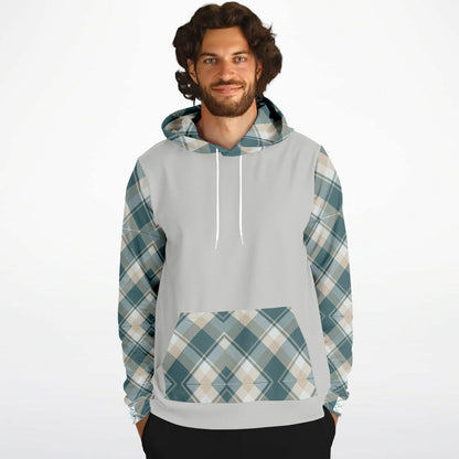 Gray Check Flanner XTRA WARM Athletic Hoodie