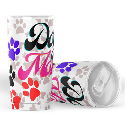 Dog Mom 20oz Stainless Steel Tumbler 