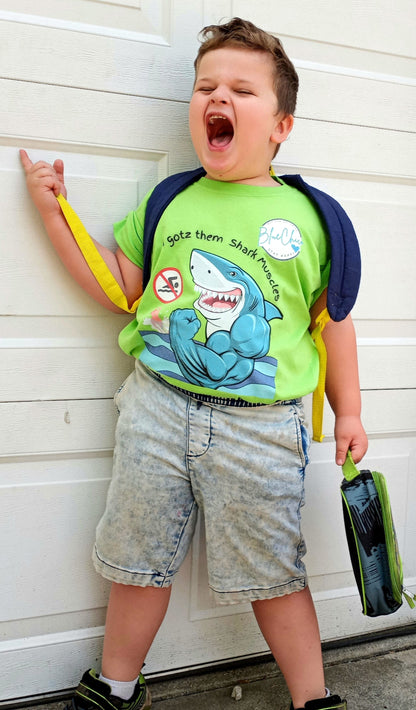 Shark Muscles Super Soft Kids Tee 