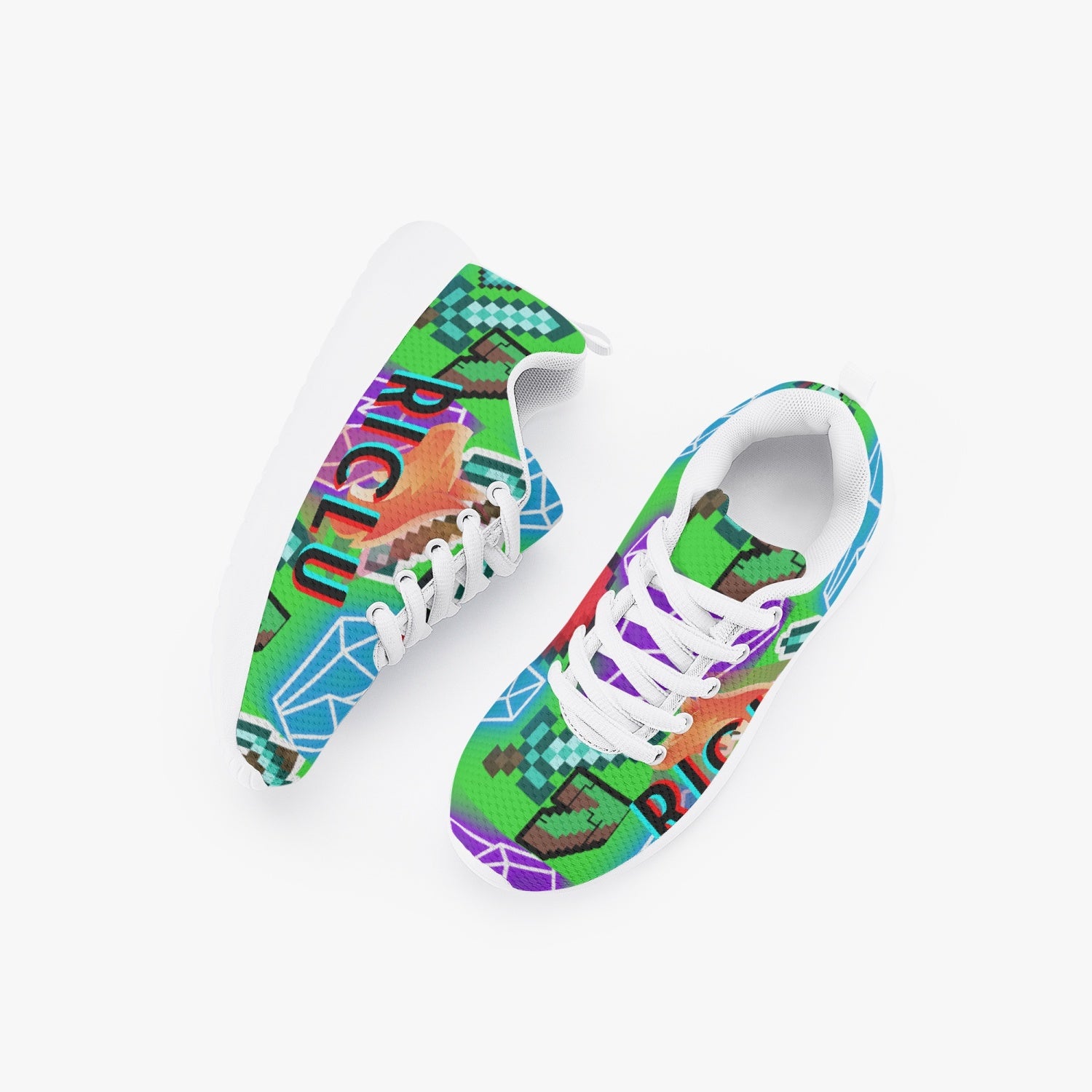 Blocky Craft RicLu Comfort Sneakers for Kids 