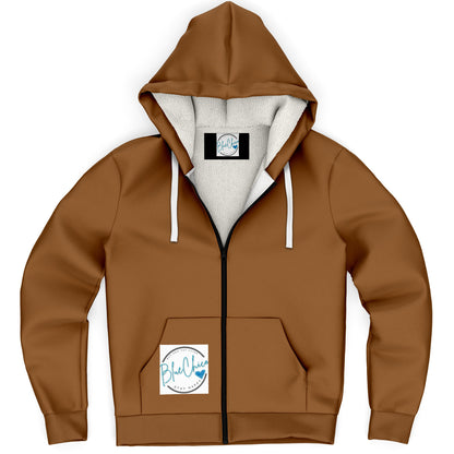 Soft Brown Microfleece Coat 