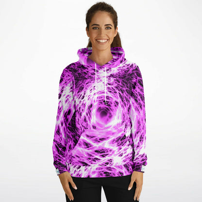 Magenta Lightning XTRA WARM Athletic Hoodie