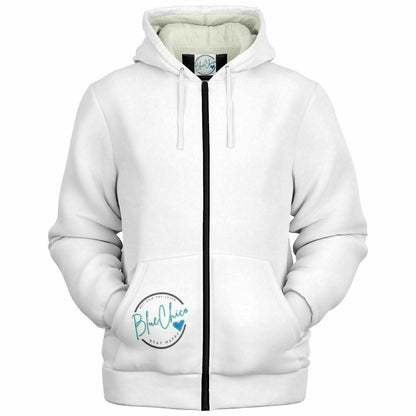 Snowy White Microfleece Coat 