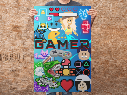 GAMER  16x24 Poster 