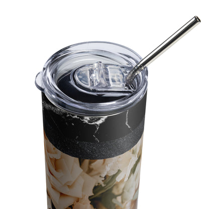 Royal Floral Stainless Steel Tumbler 