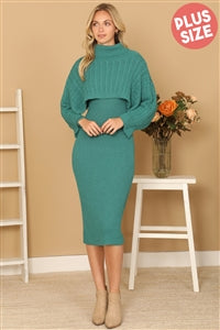 PRE-ORDER Plus Size Sweater Dress