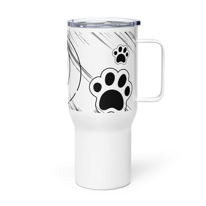 Over the Moon for Cats Travel Mug 