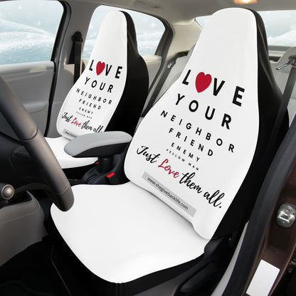 Love Thy Neighbor Automobile Seat Cover 