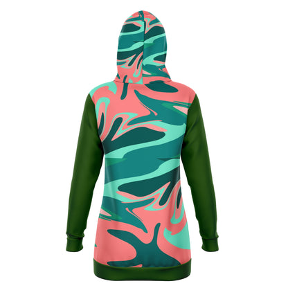 Suburban Camo Longline Hoodie 