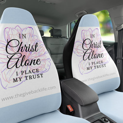 In Christ Alone Automobile Seat Cover 