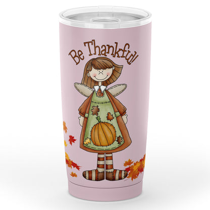 Fall Fun: Be Thankful Tumbler 