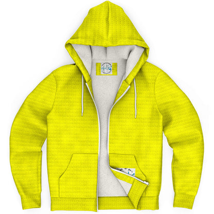 Bright Yellow MicroFleece Coat 