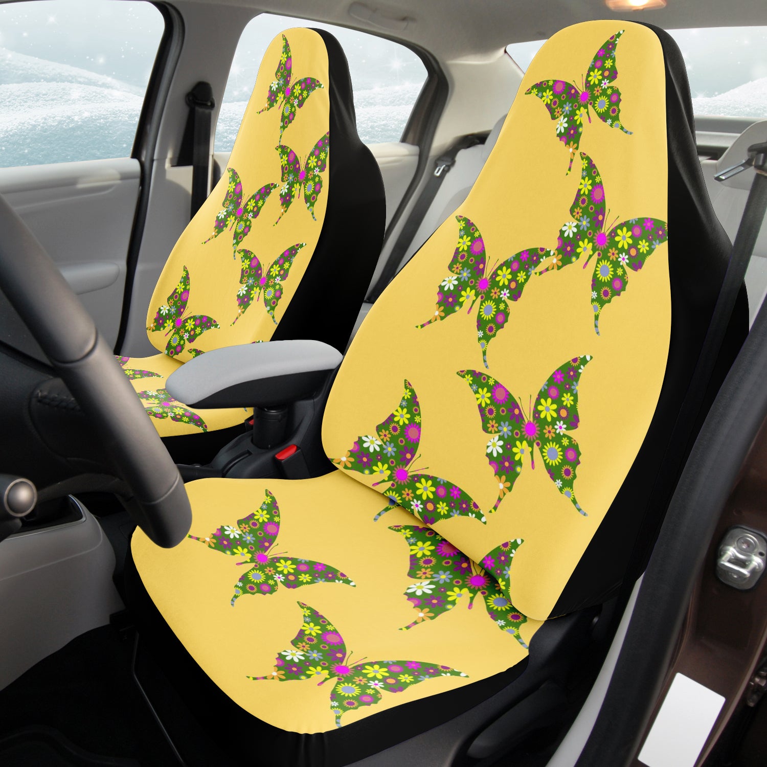 A Butterfly's Garden Automobile Seat Covers 