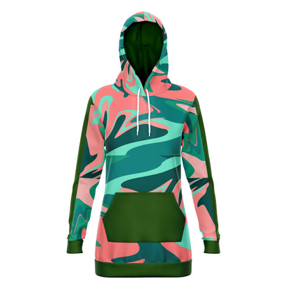 Suburban Camo Longline Hoodie 