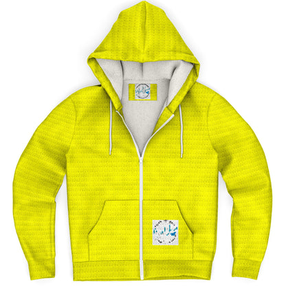 Bright Yellow MicroFleece Coat 