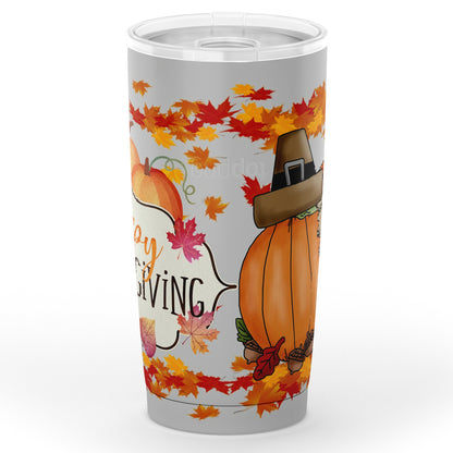 Fall Fun: Happy Thanksgiving Tumbler 