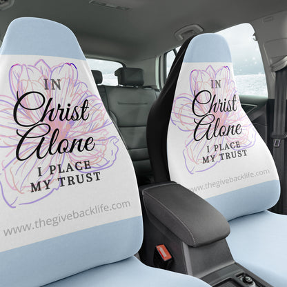 In Christ Alone Automobile Seat Cover 