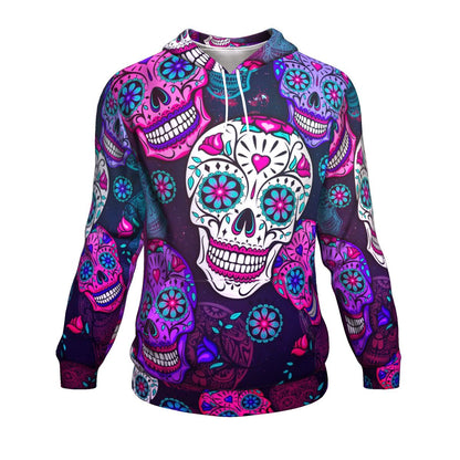 Day of The Dead Sugar Skull Hoodie 