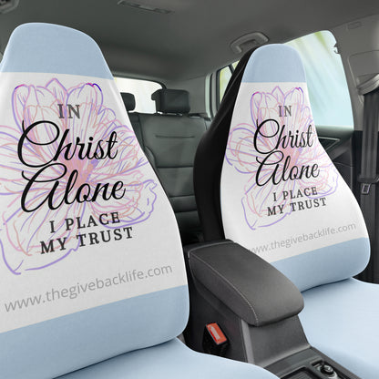 In Christ Alone Automobile Seat Cover 