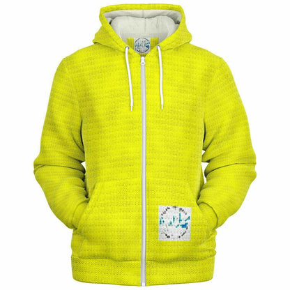 Bright Yellow MicroFleece Coat 