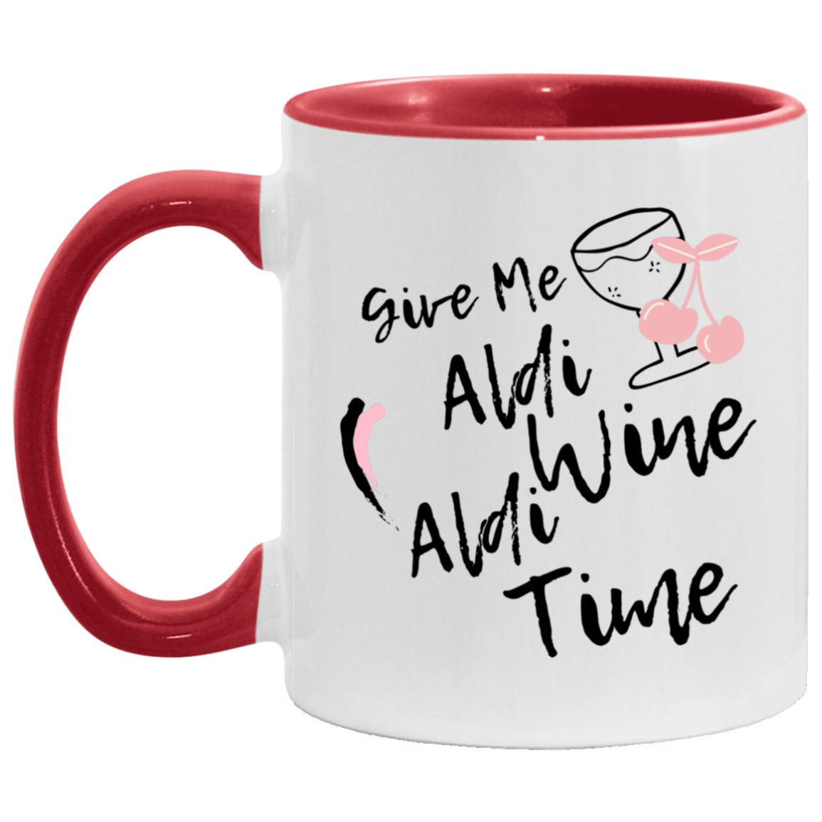 Aldi Wine Aldi Time Accent Mug 