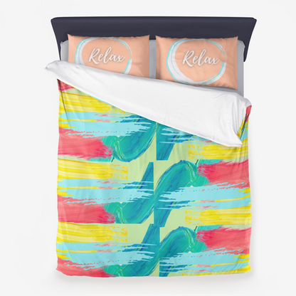 Ocean Vibes Duvet Cover and Pillowcase Set- 21% off Black Friday 