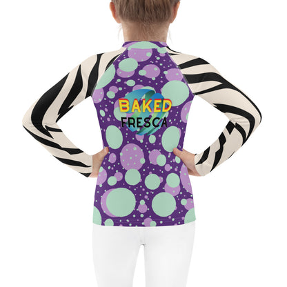 Pebble Jungle Kid's Rash Guard by Baked Fresca 