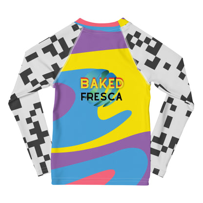 Puzzle Piece Kids Rash Guard by Baked Fresca 