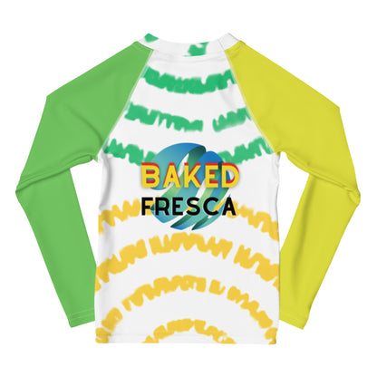 GeoSplash Kids Rash Guard by Baked Fresca 