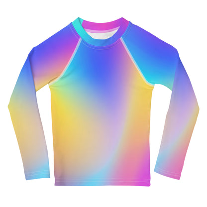 Neon Lights Kids Rash Guard by Baked Fresca 