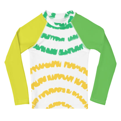 GeoSplash Kids Rash Guard by Baked Fresca 