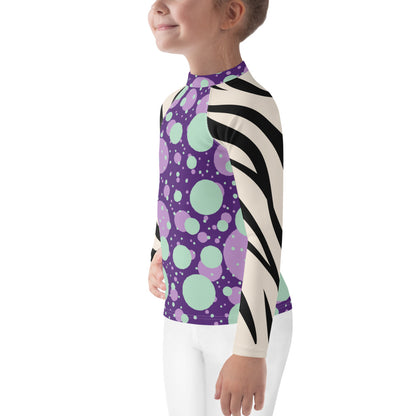 Pebble Jungle Kid's Rash Guard by Baked Fresca 