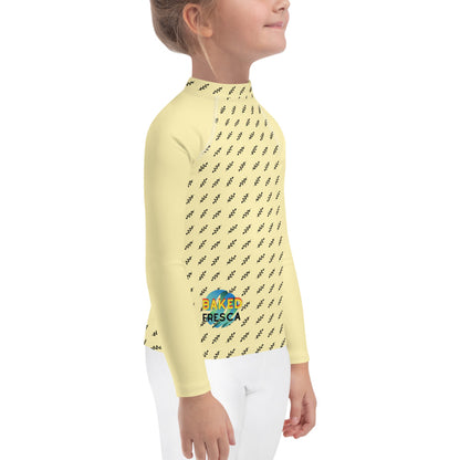 Yellow Diamonds Kids Rash Guard by Baked Fresca 