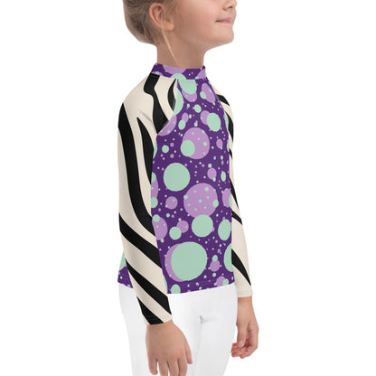 Pebble Jungle Kid's Rash Guard by Baked Fresca 