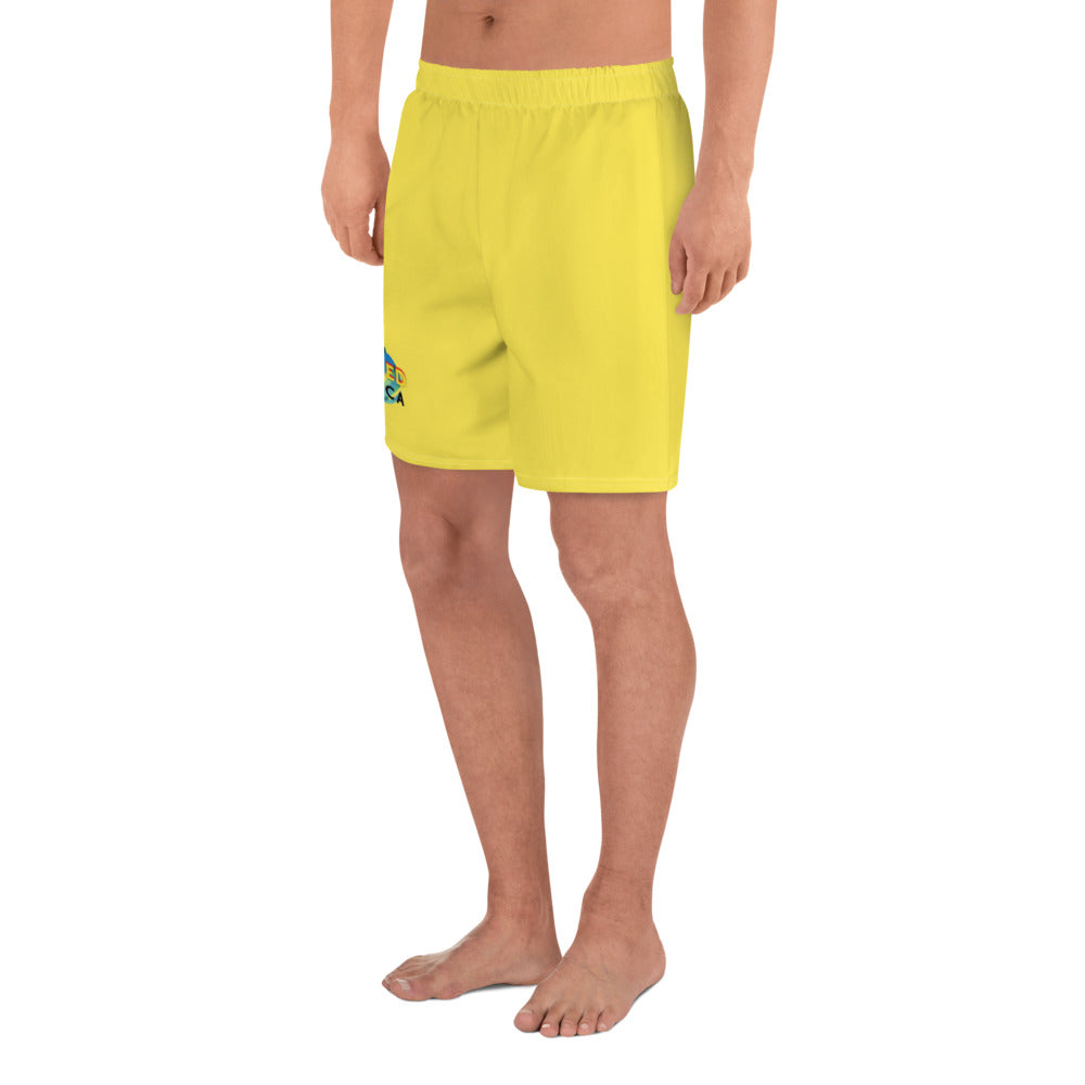 Classic Yellow Men's Sun Shorts 