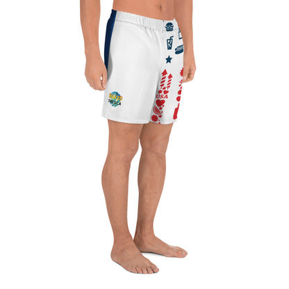 Patriotic Pride Men's Sun Shorts by Baked Fresca 