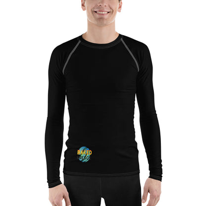 Coal Rush Men's Rash Guard by Baked Fresca 