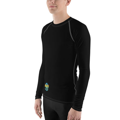 Coal Rush Men's Rash Guard by Baked Fresca 