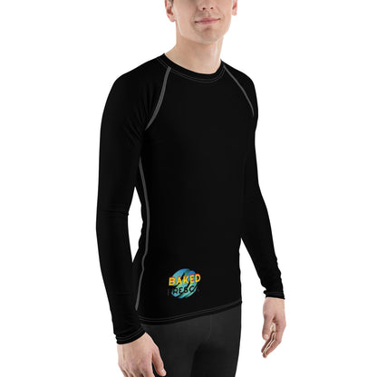 Coal Rush Men's Rash Guard by Baked Fresca 