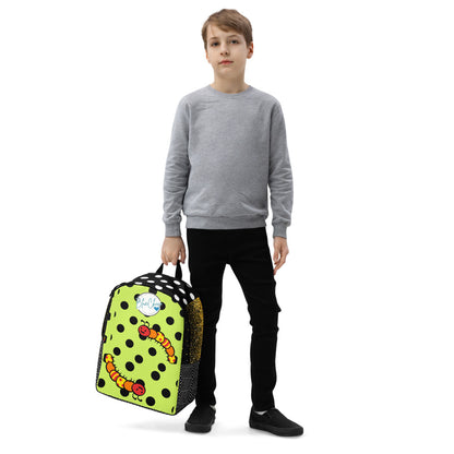 Snacky Caterpillar Heavy Duty & Water Resistant Backpack 