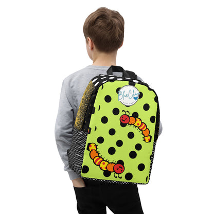 Snacky Caterpillar Heavy Duty & Water Resistant Backpack 