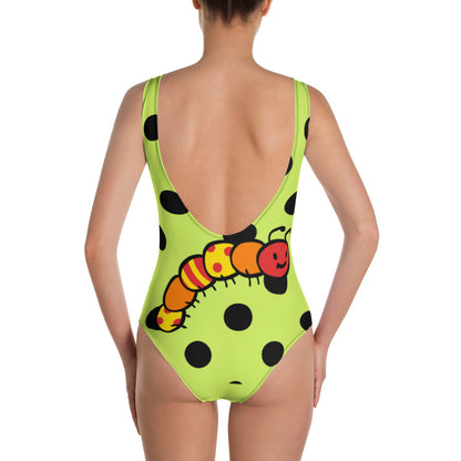 Snacky Caterpillar One-Piece Swimsuit by Baked Fresca 