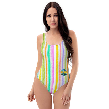 70's Crayon One-Piece Swimsuit by Baked Fresca 