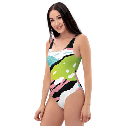 Tropic Passion One-Piece Swimsuit by Baked Fresca 