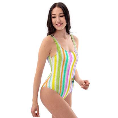 70's Crayon One-Piece Swimsuit by Baked Fresca 